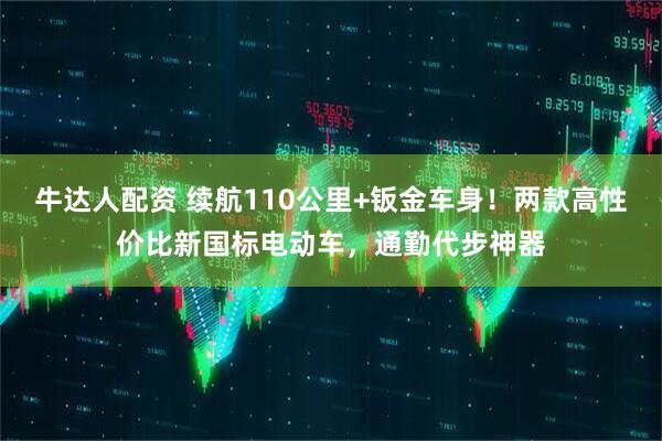 牛达人配资 续航110公里+钣金车身！两款高性价比新国标电动车，通勤代步神器