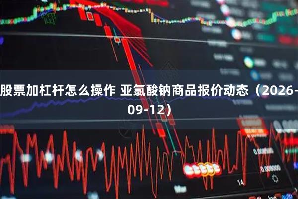 股票加杠杆怎么操作 亚氯酸钠商品报价动态（2026-09-12）